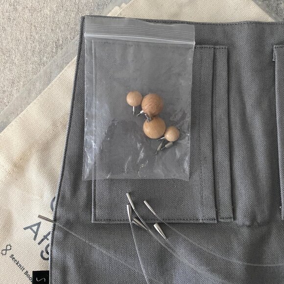 Seeknit CURVE Koshitsu 6cm/2.4inch First Set + EXTRA TIPS + CORDS Grey Case Mini - Picture 5 of 15